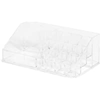 Compactor Organizador de cosméticos con múltiples compartimentos- Transparente- Fabricado en poliestireno- Tamaño 22.3 x…
